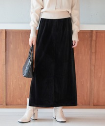 SETUP7 | 【MAISON BREEZE】ベロアロングスカート KNF037(スカート)