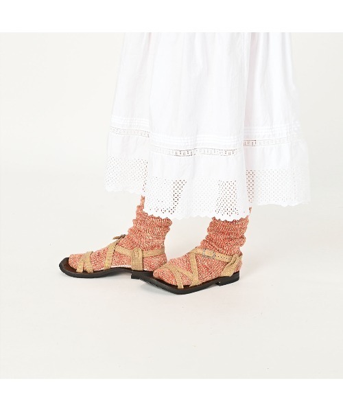 45R（フォーティファイブアール）の「ざっくりニットソーの靴下（ソックス/靴下・レディース・モカ・SMALL）」の3枚目の写真