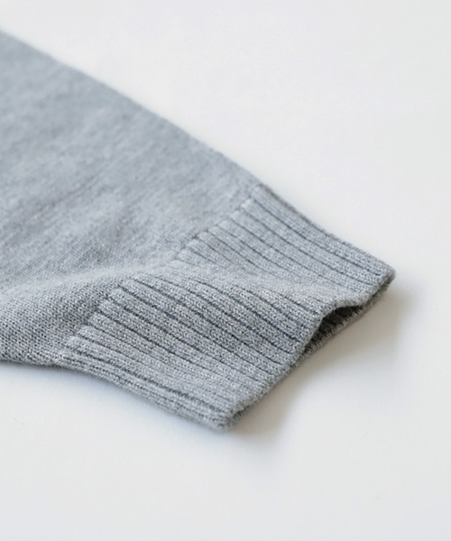 antiqua（アンティカ）の「綿100%クルーネックニット（ニット/セーター・キッズ・オレンジ/ブラック/アイボリー/杢グレー/グリーン/ブルー・160/120/130/140/150）」の16枚目の写真