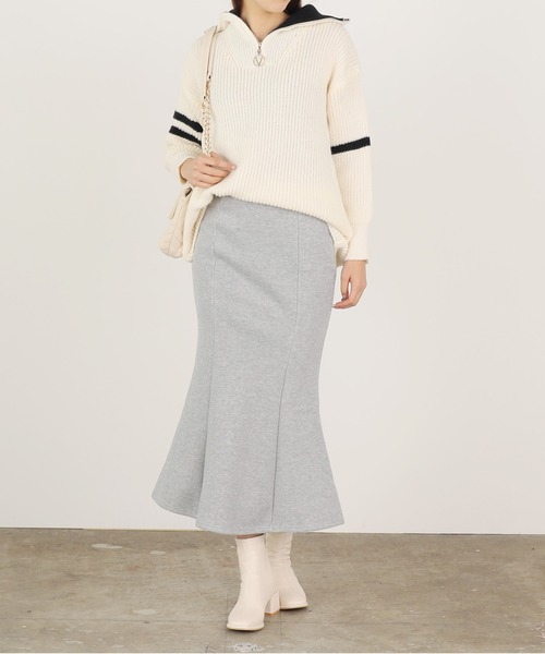 ROOPTOKYO（ループトウキョウ）の「▲SWEAT MERMAID SWEAT / スウェットマーメイドスカート（スカート・レディース・ブラック/グレー・S/M/L）」の14枚目の写真