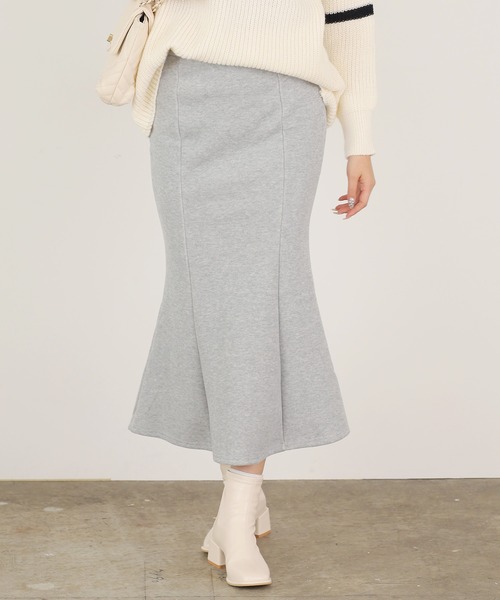 ROOPTOKYO（ループトウキョウ）の「▲SWEAT MERMAID SWEAT / スウェットマーメイドスカート（スカート・レディース・ブラック/グレー・S/M/L）」の12枚目の写真