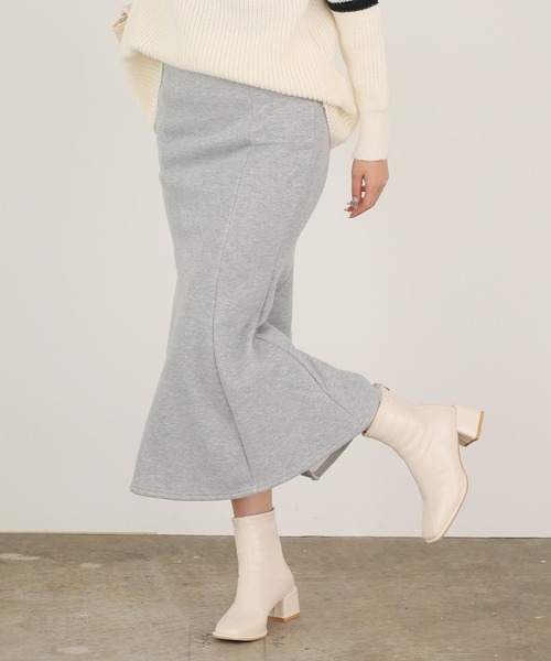 ROOPTOKYO（ループトウキョウ）の「▲SWEAT MERMAID SWEAT / スウェットマーメイドスカート（スカート・レディース・ブラック/グレー・S/M/L）」の16枚目の写真