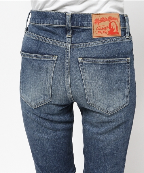 HYSTERIC GLAMOUR(ヒステリックグラマー)の「USED加工Sデニム ハイライズスキニーPT(デニムパンツ・レディース・インディゴブルー/ブラック・X-SMALL/SMALL/MEDIUM/XX-SMALL)」の17枚目の写真