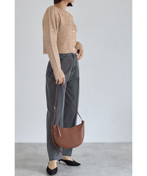 ラメフェザーカーディガン（カーディガン/ボレロ）｜&. NOSTALGIA（アンドドットノスタルジア）