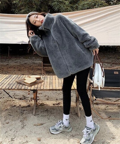 Dream garden（ドリームガーデン）の「スタンドカラーボアブルゾン