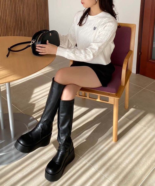 one after another NICE CLAUP(ワンアフターアナザーナイスクラップ)の「ハーフムーンミニショルダーバッグ(ショルダーバッグ・レディース・ブラック/アイボリー/レッド・FREE)」の17枚目の写真