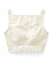 flufeel（フラフィール）の「ボリュームおさえて　フラットブラ〈３Ｌ～６Ｌ／彩りコットン〉（ブラジャー）」