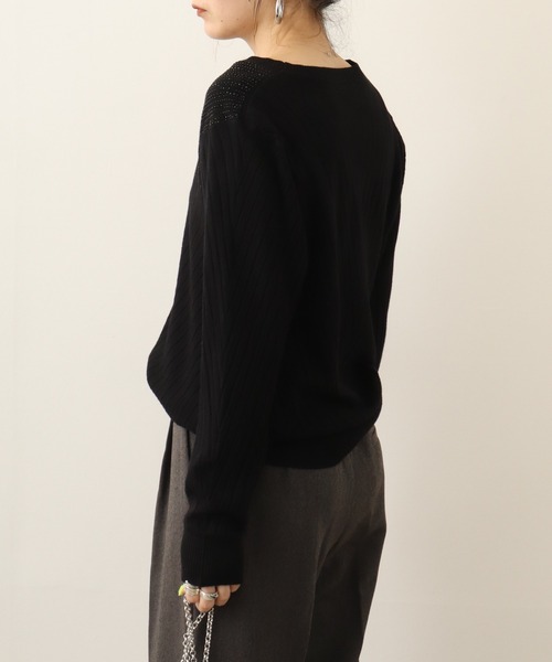 Chiaro（キアロ）の「chiaro プルオーバーニット（ニット/セーター・レディース・ベージュ/グレー/ブラック/レンガ・40）」の7枚目の写真