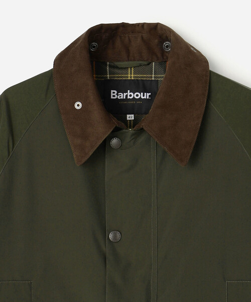 Barbour（バブアー）の「Barbour |〈別注〉BEAUFORT ミドルコート MEN（カバーオール・メンズ・ベージュ/ブラック/オリーブ・42/38/40）」の17枚目の写真