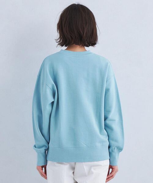 Goodwear(Since1983)(グッドウェア)の「【別注】<Goodwear>ロングスリーブ プリント スウェット プルオーバー(スウェット・レディース・ネイビー/ライトブルー/グレー・FREE)」の10枚目の写真