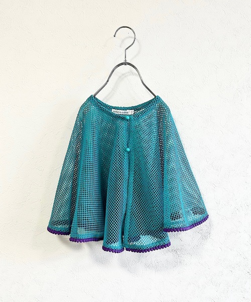 CALMIA（カルミア）の「メッシュケープ/おとな（付け襟・レディース・グレー/ブルー・160cm）」の2枚目の写真