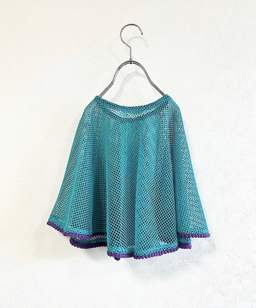 CALMIA（カルミア）の「メッシュケープ/おとな（付け襟・レディース・グレー/ブルー・160cm）」の8枚目の写真