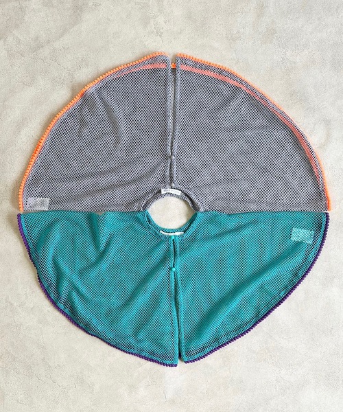 CALMIA（カルミア）の「メッシュケープ/おとな（付け襟・レディース・グレー/ブルー・160cm）」の4枚目の写真