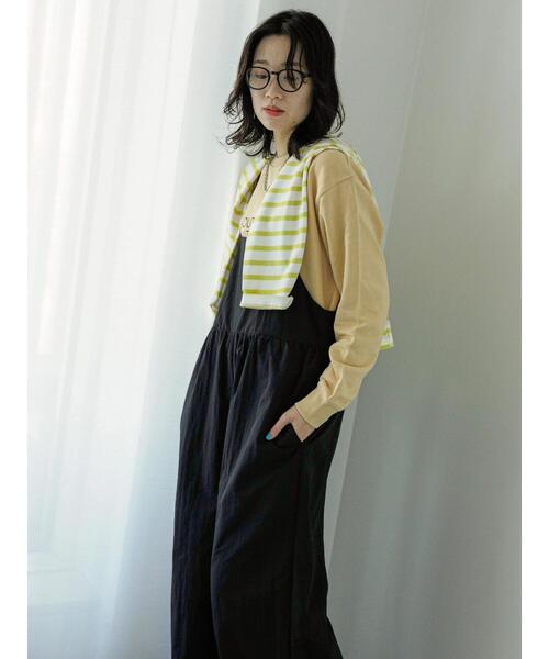 Samansa Mos2 blue（サマンサモスモスブルー）の「裏毛ロゴスウェット（Tシャツ/カットソー・レディース・ベージュ/オフホワイト/イエロー/ネイビー/ブルー・F）」の16枚目の写真