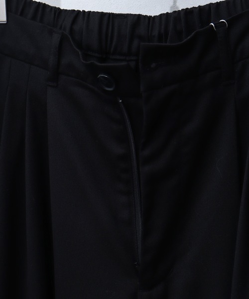 welise（ウェライズ）の「【welise/ウェライズ】グレイスフルTR  3タックモードワイドスラックス（スラックス・メンズ・ブラック/ダークベージュ/チャコールグレー/ダークグレー/ブルー/グレイッシュベージュ/グレー/グレー系/ベージュ系/ブラック系/チャコール/ブルー系・M/L/S）」の22枚目の写真