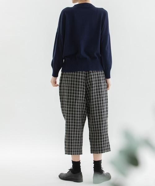 nop de nod（ノップドゥノッド）の「Pommeリネンパンツ（その他パンツ・レディース・ブラック/スミクロ/ダークグレー・3）」の14枚目の写真