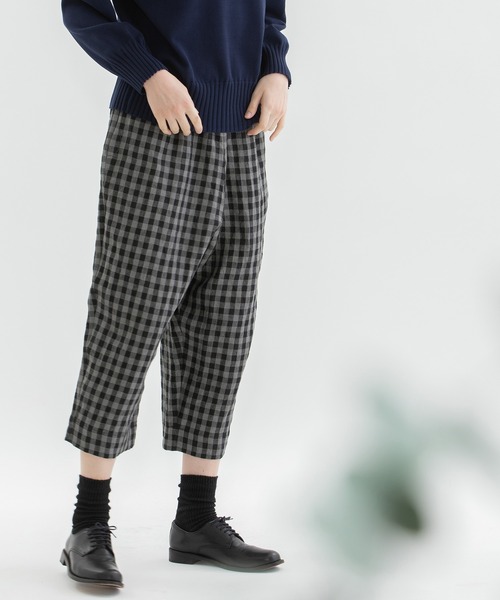 nop de nod（ノップドゥノッド）の「Pommeリネンパンツ（その他パンツ・レディース・ブラック/スミクロ/ダークグレー・3）」の15枚目の写真
