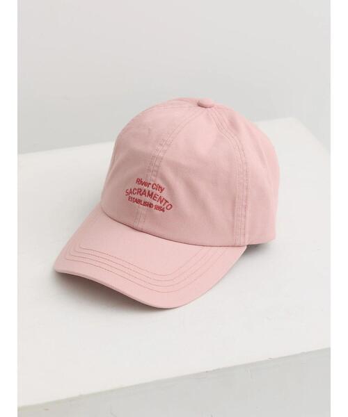 earth music&ecology（アースミュージックアンドエコロジー）の「ツイルキャップ（ハット・レディース・ピンク/ブラック/ブルー/ベージュ・FREE）」の14枚目の写真