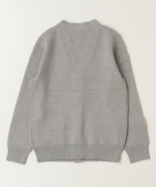 POLO RALPH LAUREN CHILDRENSWEAR(ポロ ラルフ ローレン チルドレンズウェア)の「メッシュニット コットン Vネック カーディガン(カーディガン/ボレロ・キッズ・グレー系・XL/S/M/L)」の2枚目の写真