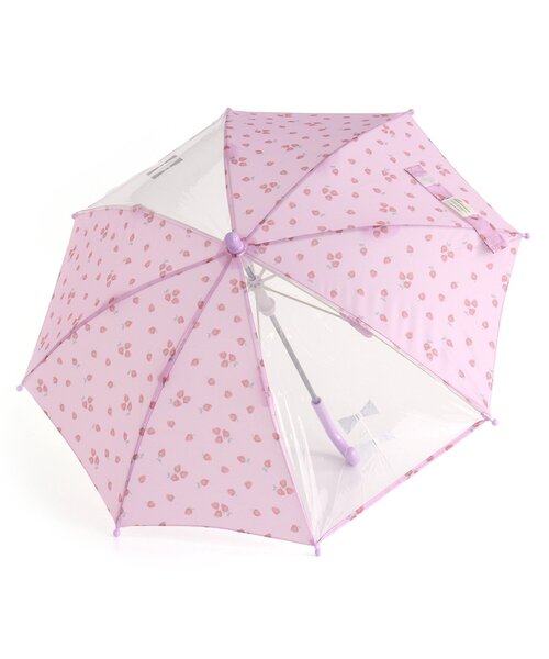 apres les cours（アプレレクール）の「GIRLS傘(花・いちご)（長傘・キッズ・アイボリー/ラベンダー・MEDIUM/XS/S/SMALL）」の10枚目の写真