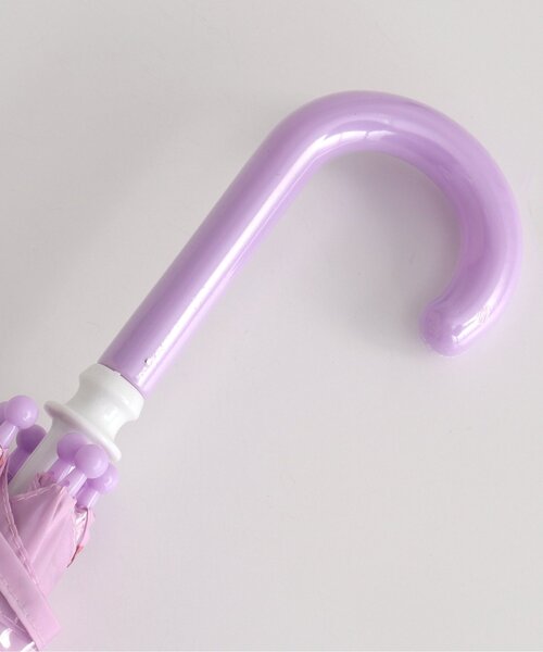 apres les cours（アプレレクール）の「GIRLS傘(花・いちご)（長傘・キッズ・アイボリー/ラベンダー・MEDIUM/XS/S/SMALL）」の11枚目の写真