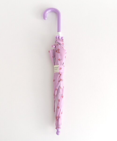 apres les cours（アプレレクール）の「GIRLS傘(花・いちご)（長傘・キッズ・アイボリー/ラベンダー・MEDIUM/XS/S/SMALL）」の17枚目の写真