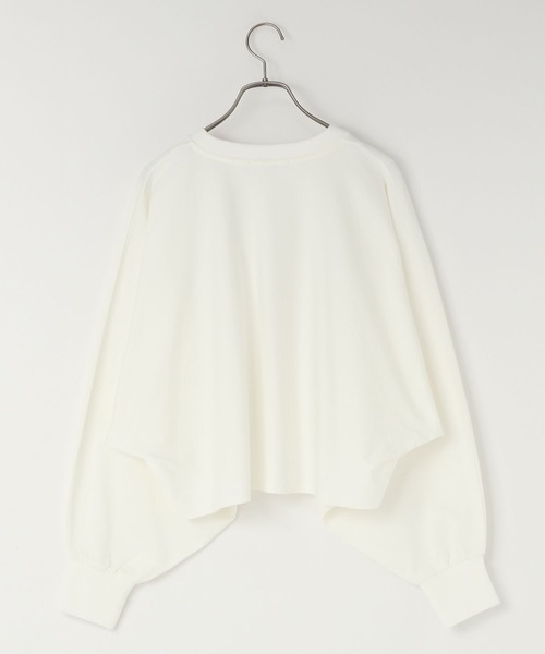 yuw（ユウ）の「ドルマンＴシャツ 991823（Tシャツ/カットソー・レディース・ホワイト/グレー/ブルー・FREE）」の5枚目の写真