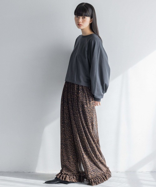 yuw（ユウ）の「ドルマンＴシャツ 991823（Tシャツ/カットソー・レディース・ホワイト/グレー/ブルー・FREE）」の21枚目の写真