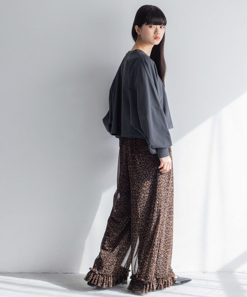 yuw（ユウ）の「ドルマンＴシャツ 991823（Tシャツ/カットソー・レディース・ホワイト/グレー/ブルー・FREE）」の22枚目の写真