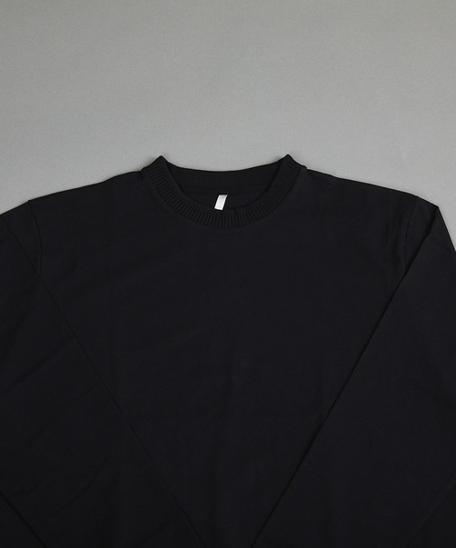 VIBGYOR(ヴィブジョー)の「ヘヴィウェイト天竺 リブジャガード 長袖 クルーネック(Tシャツ/カットソー・メンズ・ホワイト系その他/ホワイト/ブラック・LARGE/MEDIUM)」の16枚目の写真
