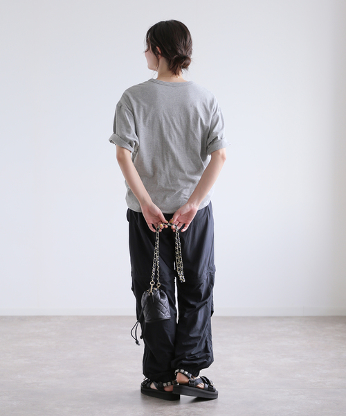 journal standard L'essage（ジャーナルスタンダードレサージュ）の「【ST.JOHNS 3RD CLUB】OKLAHOMA CITY x SWIM：Tシャツ（Tシャツ/カットソー・レディース・ネイビー/チャコールグレー・FREE）」の10枚目の写真