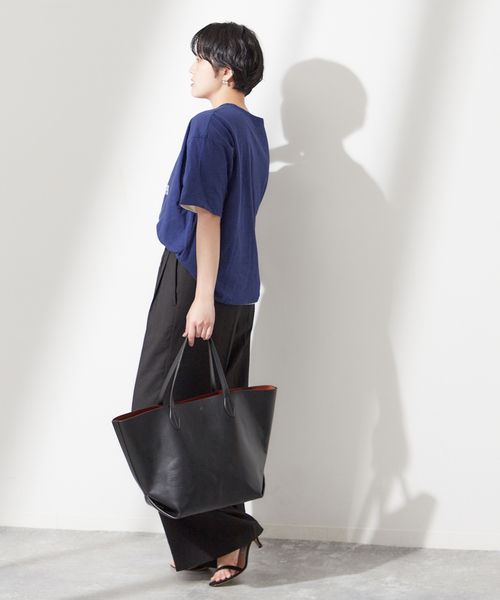 journal standard L'essage（ジャーナルスタンダードレサージュ）の「【ST.JOHNS 3RD CLUB】OKLAHOMA CITY x SWIM：Tシャツ（Tシャツ/カットソー・レディース・ネイビー/チャコールグレー・FREE）」の14枚目の写真