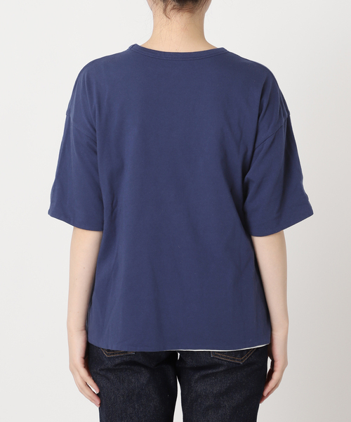 journal standard L'essage（ジャーナルスタンダードレサージュ）の「【ST.JOHNS 3RD CLUB】OKLAHOMA CITY x SWIM：Tシャツ（Tシャツ/カットソー・レディース・ネイビー/チャコールグレー・FREE）」の22枚目の写真
