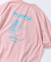 FREAK'S STORE | 限定展開 KAVU/カブー KAVU×FREAK'S STORE/カブー 別注 ビッグシルエット バックプリントTシャツ/Burger(Tシャツ/カットソー)