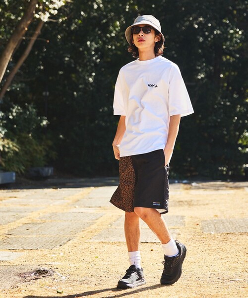 FREAK'S STORE（フリークスストア）の「限定展開 KAVU×FREAK'S STORE/カブー 別注 ビッグシルエット バックプリントTシャツ/Burger（Tシャツ/カットソー・メンズ・ホワイト/ブラック/グレイッシュベージュ/オリーブ/ピンク・SMALL/MEDIUM/LARGE）」の8枚目の写真