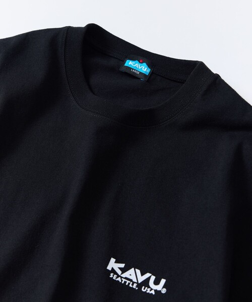 FREAK'S STORE（フリークスストア）の「限定展開 KAVU×FREAK'S STORE/カブー 別注 ビッグシルエット バックプリントTシャツ/Burger（Tシャツ/カットソー・メンズ・ホワイト/ブラック/グレイッシュベージュ/オリーブ/ピンク・SMALL/MEDIUM/LARGE）」の21枚目の写真
