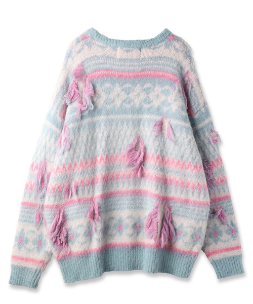 amok（アモク）の「NORDIC MOHAIR KNIT（ニット/セーター）」 - WEAR