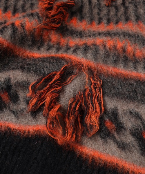 amok（アモク）の「NORDIC MOHAIR KNIT（ニット/セーター）」 - WEAR