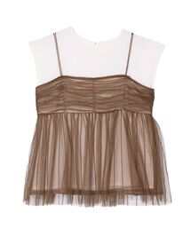 LAGUNAMOON | チュールキャミドッキングトップス(Tシャツ/カットソー)