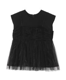 チュールキャミドッキングトップス