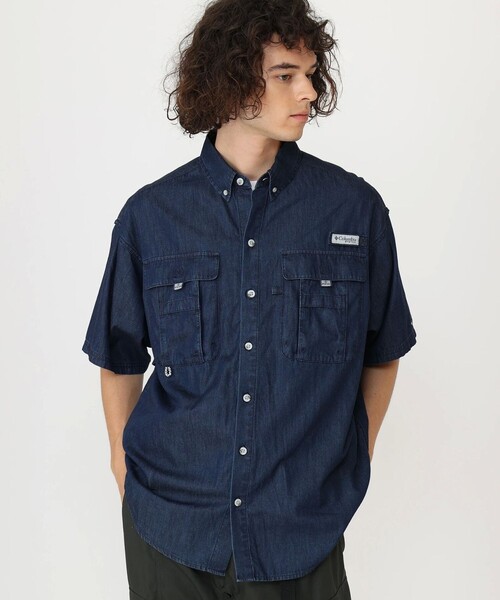 Columbia PFG コロンビア バハマII デニムシャツ L Amazon | Columbia(コロンビア) バハマIIデニムショートスリーブ