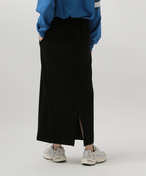 BAYFLOW（ベイフロー）の「ラメカットタイトスカート（スカート・レディース・シルバー/ブラック・FREE）」の11枚目の写真