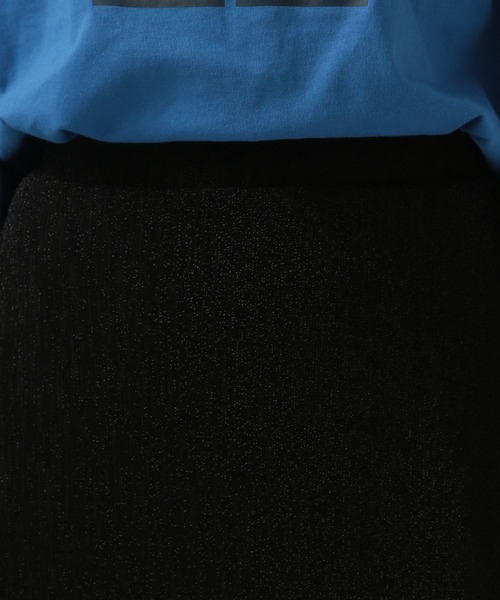 BAYFLOW（ベイフロー）の「ラメカットタイトスカート（スカート・レディース・シルバー/ブラック・FREE）」の15枚目の写真