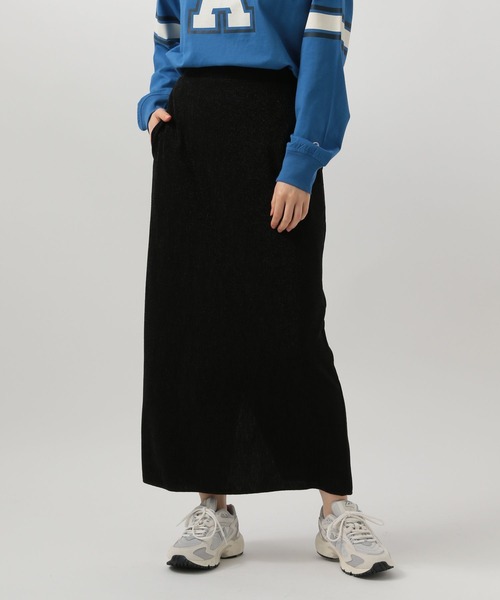 BAYFLOW（ベイフロー）の「ラメカットタイトスカート（スカート・レディース・シルバー/ブラック・FREE）」の21枚目の写真