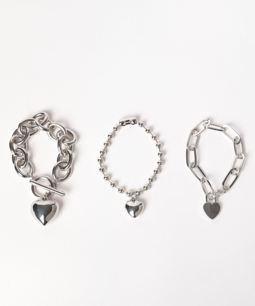 LOWRYS FARM（ローリーズファーム）の「ハートブレス 111655（ブレスレット・レディース・シルバー系その他2/シルバー/シルバー系その他・FREE）」の4枚目の写真