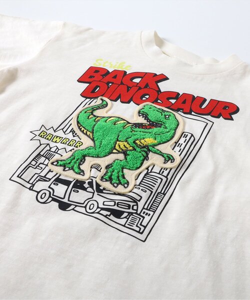 BREEZE(ブリーズ)の「サガラビックTシャツ(Tシャツ/カットソー・キッズ・オフホワイト/ピンク/グリーン/チャコール・110/100/90/80/140/130/120)」の13枚目の写真