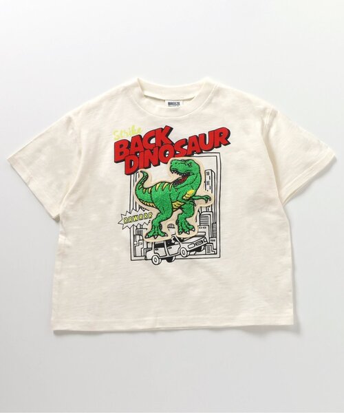 BREEZE(ブリーズ)の「サガラビックTシャツ(Tシャツ/カットソー・キッズ・オフホワイト/ピンク/グリーン/チャコール・110/100/90/80/140/130/120)」の15枚目の写真