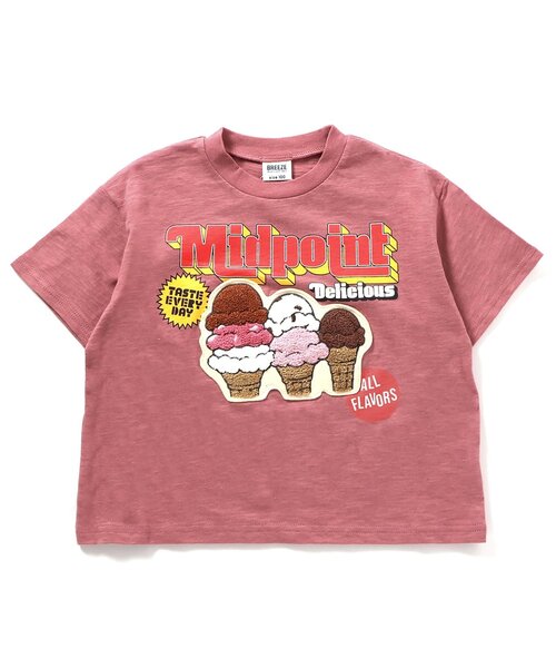 BREEZE(ブリーズ)の「サガラビックTシャツ(Tシャツ/カットソー・キッズ・オフホワイト/ピンク/グリーン/チャコール・110/100/90/80/140/130/120)」の16枚目の写真