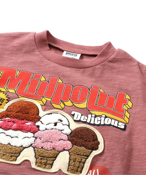 BREEZE(ブリーズ)の「サガラビックTシャツ(Tシャツ/カットソー・キッズ・オフホワイト/ピンク/グリーン/チャコール・110/100/90/80/140/130/120)」の17枚目の写真