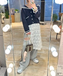 Alley by w closet | 【Alley】レースエプロンスカート(スカート)